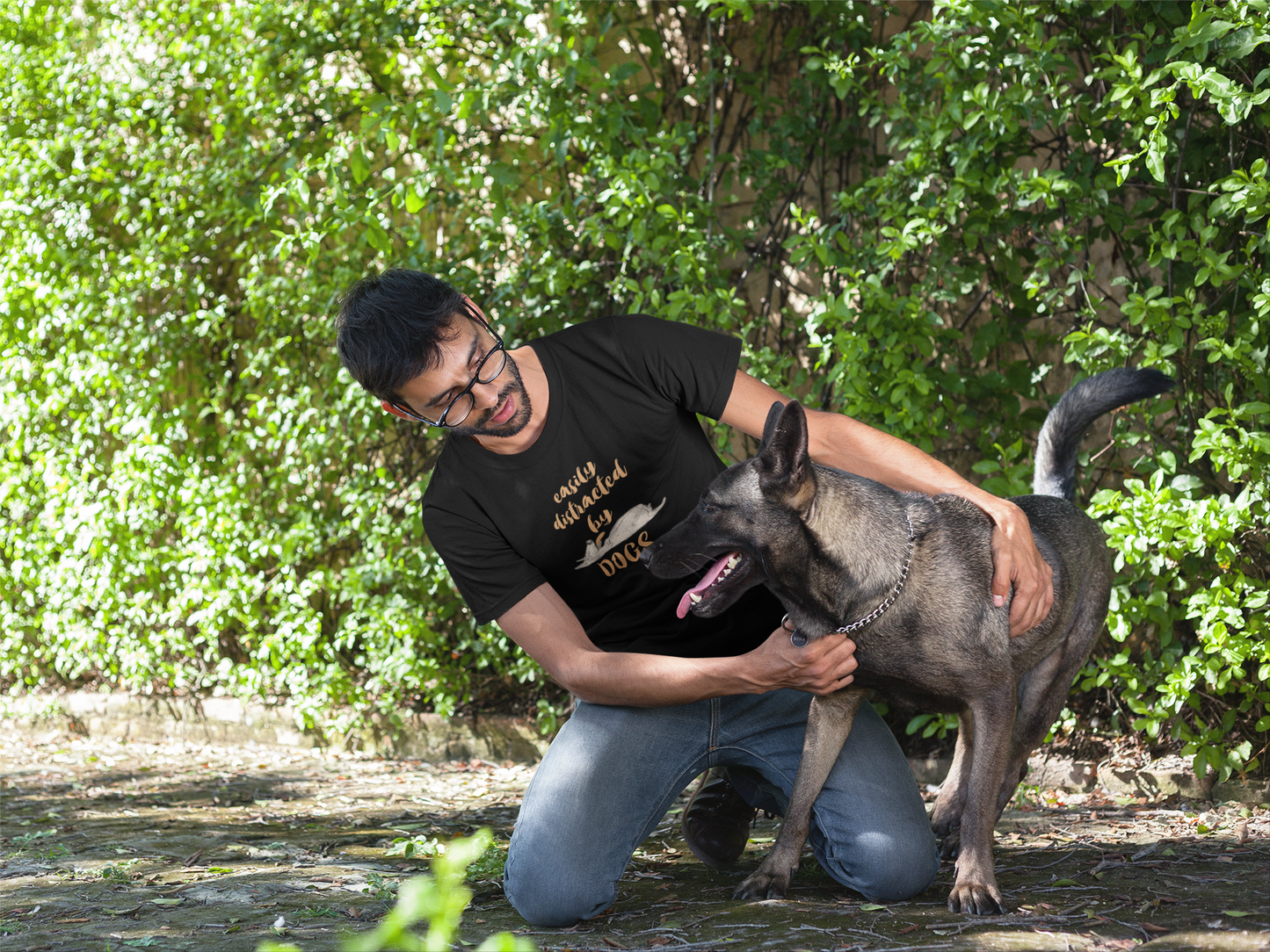 
                  
                    easily distracted by dogs tshirt for dog lovers
                  
                