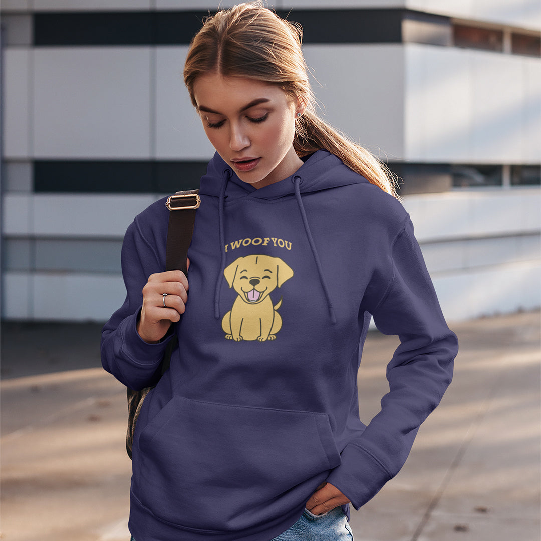 
                  
                    I Woof You Floof hoodie for dog lovers
                  
                