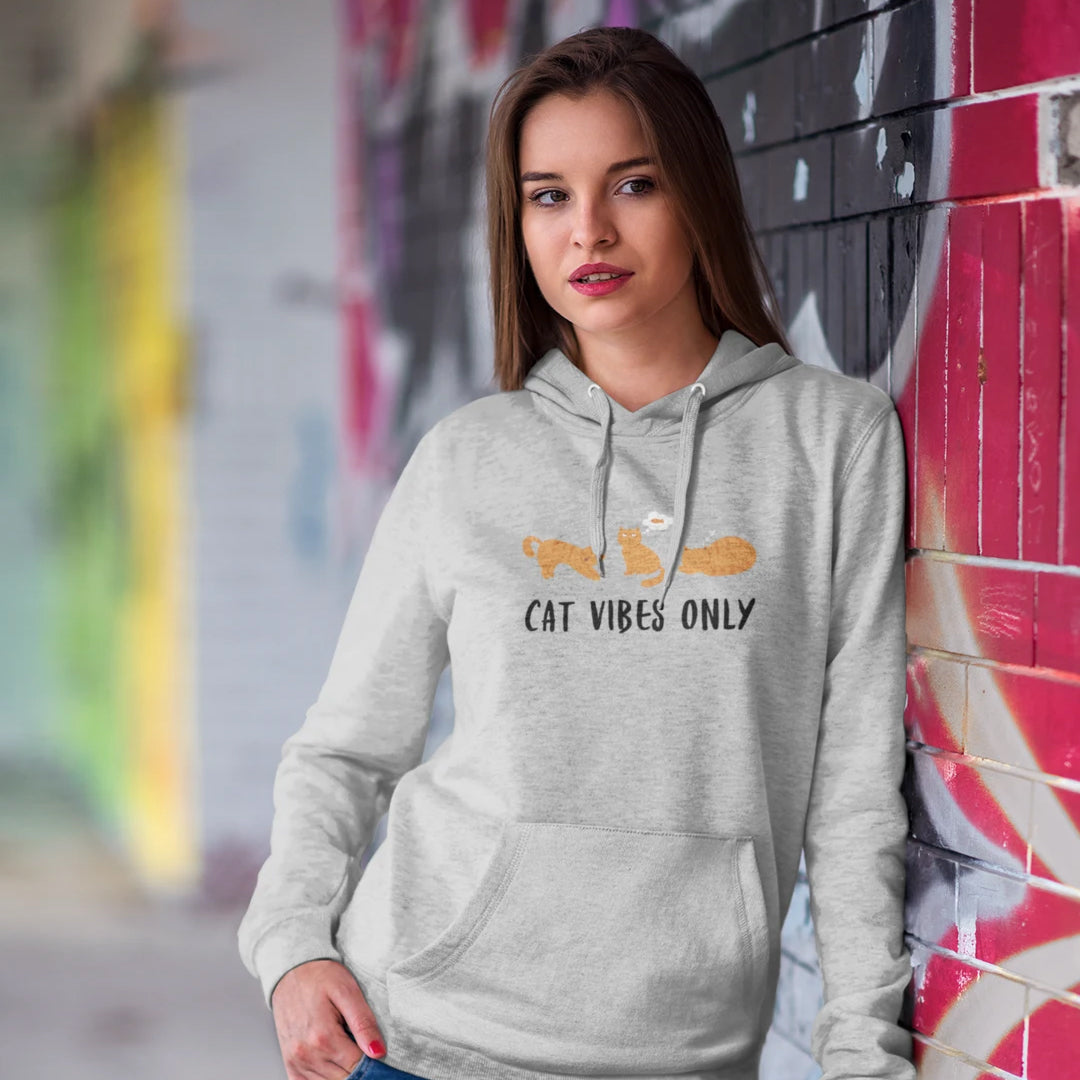 
                  
                    cat vibes hoodie for cat lovers
                  
                