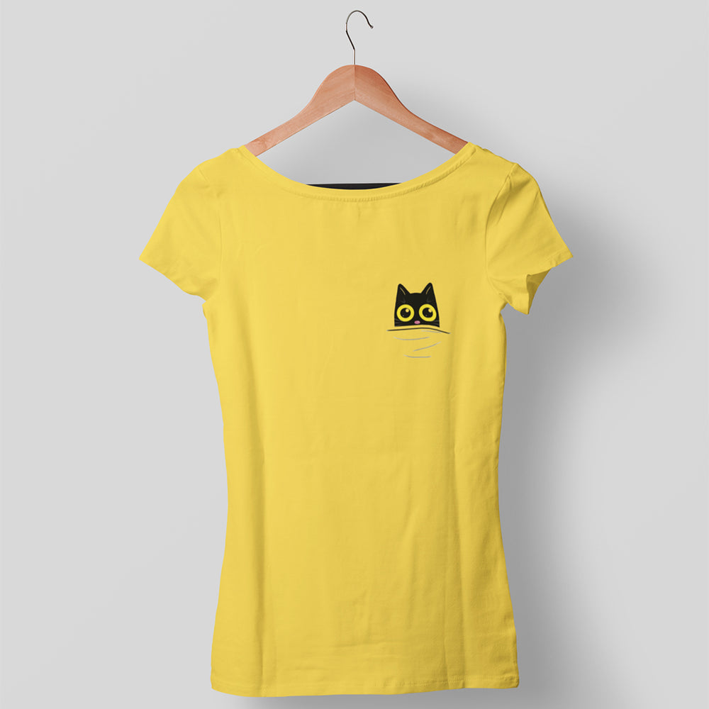 Floof Cat Chilling In Your Pocket Women's T-shirt